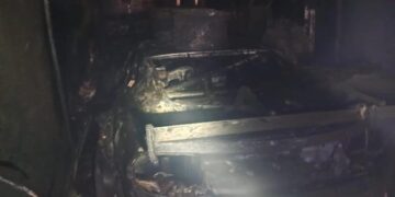 VIDEO. Incendio en el TC de Niki Trosset camino a El Calafate