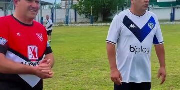 El Intendente se midió con un campeón del mundo en el Estadio Municipal de Arrecifes