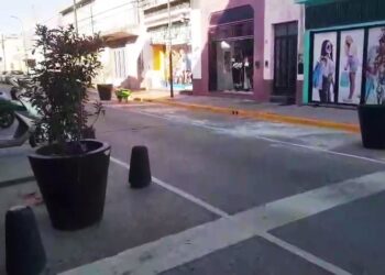 Empezaron a sacar los bolardos: cuidado al circular