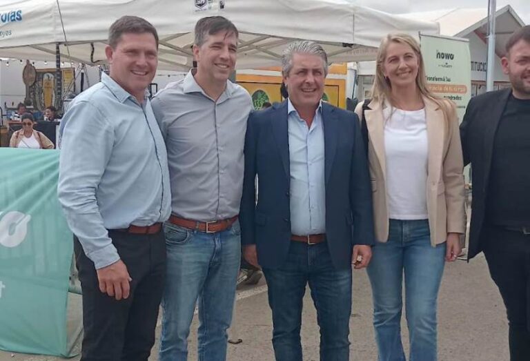 Bouvier visitó ExpoAgro y se reunió con dirigentes y productores