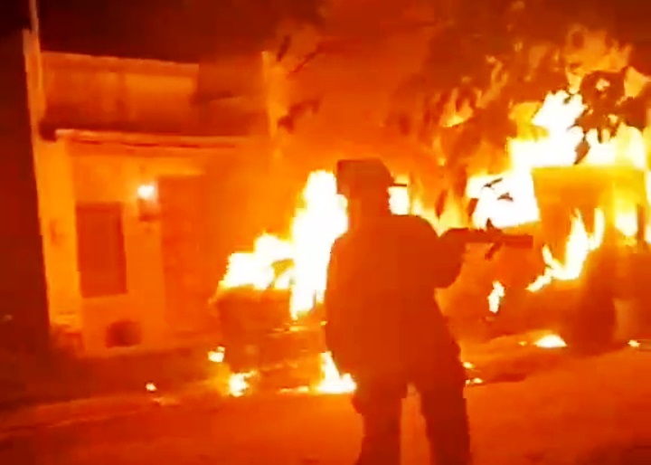 VIDEO. Explosión e incendio en Arrecifes