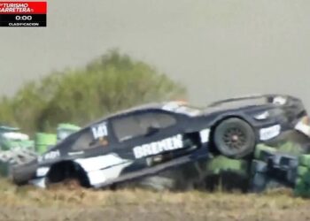 La ACTC multó con 10 millones de pesos a dos autos por perder una rueda