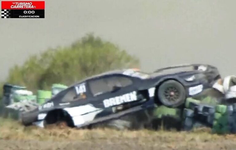 La ACTC multó con 10 millones de pesos a dos autos por perder una rueda