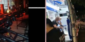 Accidente en un boliche: se cayó una torre de luces y hubo 700 evacuados