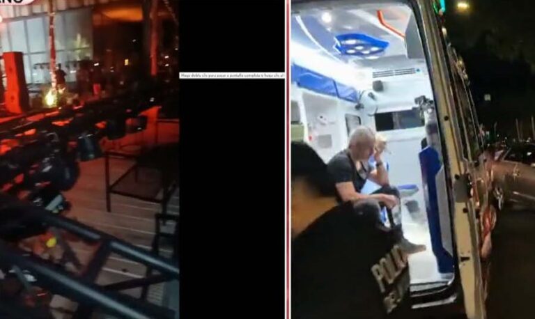 Accidente en un boliche: se cayó una torre de luces y hubo 700 evacuados