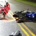 Violento choque entre dos motos: un joven en grave estado