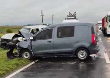Seis heridos en choque en la ruta 8