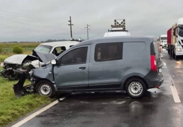 Seis heridos en choque en la ruta 8