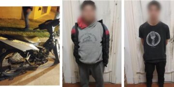 Robaron una moto en Arrecifes y los detuvieron en Areco