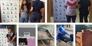 Allanamientos y detenidos por robo de ladrillos