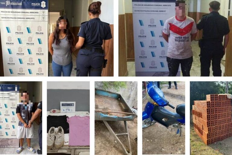 Allanamientos y detenidos por robo de ladrillos