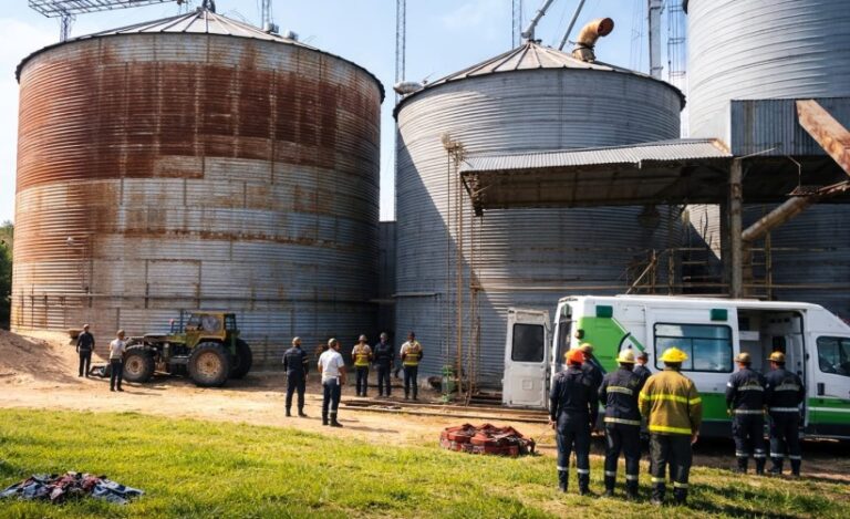 Tragedia laboral: joven operario murió al caer en un silo