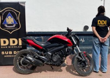 Recuperan en Sarmiento una moto de un robo calificado ocurrido en Arrecifes
