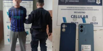 Robó un celular en la Terminal y lo agarraron