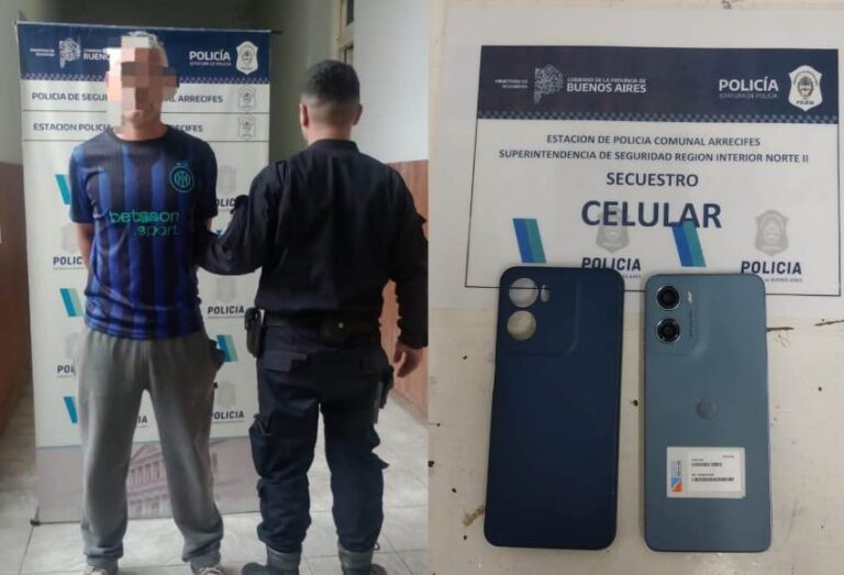 Robó un celular en la Terminal y lo agarraron