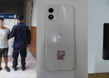 Lo denunció por amenazarla con difundir material íntimo y lo detuvieron