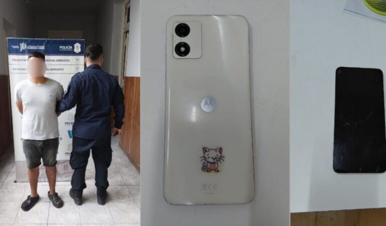 Lo denunció por amenazarla con difundir material íntimo y lo detuvieron