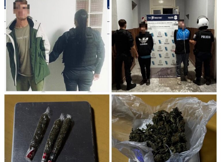 Seis aprehendidos por tenencia de marihuana en distintos operativos en Arrecifes