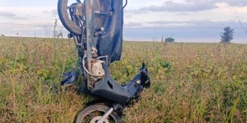 Un motociclista se encuentra en estado crítico por un accidente