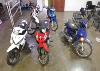 Sin documentos: secuestran otras cinco motos en Arrecifes