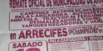 La Municipalidad de Arrecifes, de remate (literal)