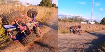 Joven herida en un accidente en cuatriciclo