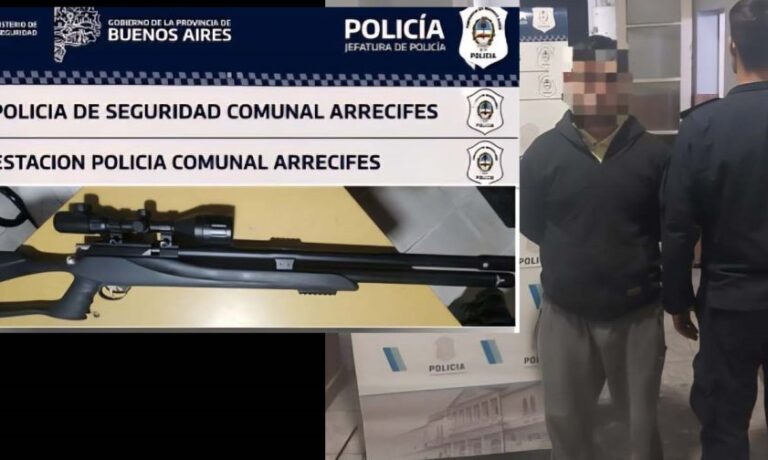 Detienen a un hombre por amenazar a su hermano con un arma