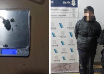 Detienen a un joven por tenencia de un poquito de marihuana