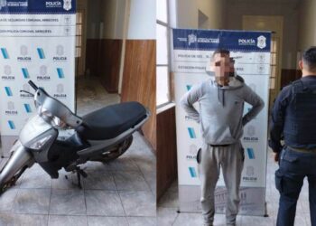 En un allanamiento recuperan una moto robada