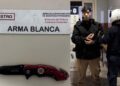 Detenido por intentar agredir a policías: tenía una navaja