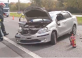 Impactante vuelco en la autopista 8