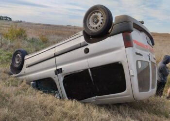Vuelco en ruta 8 con heridos