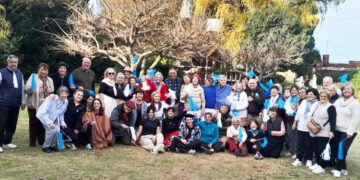 En la Colonia de Invierno de PAMI y la Municipalidad se celebro el 25 de Mayo