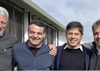 Gabiondo acompañó a Kicillof en su recorrida por la región