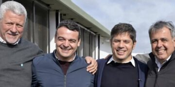 Gabiondo acompañó a Kicillof en su recorrida por la región