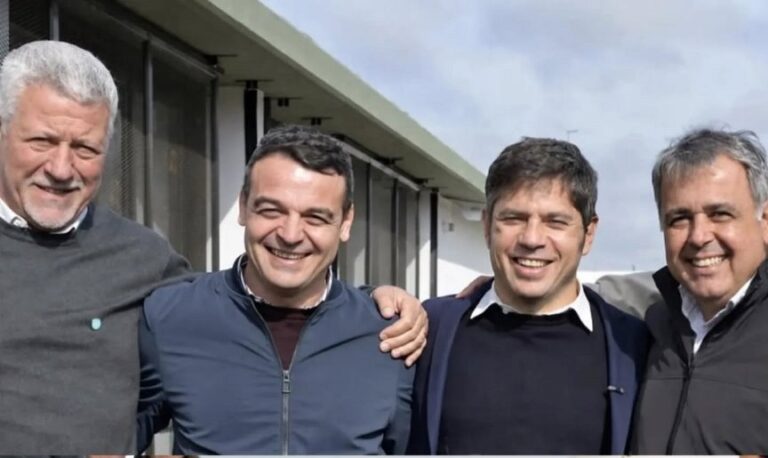 Gabiondo acompañó a Kicillof en su recorrida por la región