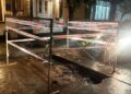 Advierten por pavimento hundido en calle Stegmann