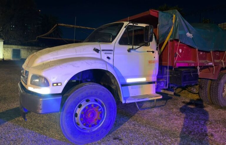 Secuestran un camión que circulaba sin documentación por Arrecifes
