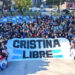 Convocan a un banderazo pidiendo la libertad de Cristina Kirchner