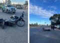 Choque entre motos en ruta 51 deja a tres personas heridas