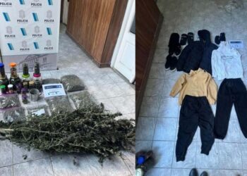 Esclarecen un robo agravado y secuestran marihuana en un allanamiento