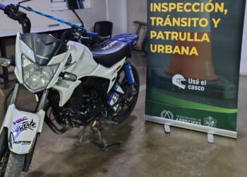 Secuestran una moto por reiteradas infracciones de tránsito