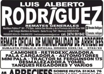 La Municipalidad de Arrecifes remata bienes en desuso