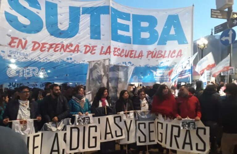 Anunciaron otro paro docente tras las vacaciones de invierno