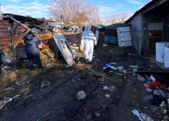 Desmantelan depósito ilegal de chatarra en Salto y recuperan el terreno