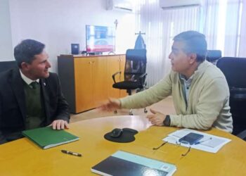 Bouvier en La Plata: gestiones por las obras hidráulicas en Arrecifes