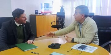 Bouvier en La Plata: gestiones por las obras hidráulicas en Arrecifes