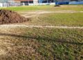 Empezaron a arreglar la cancha del Estadio