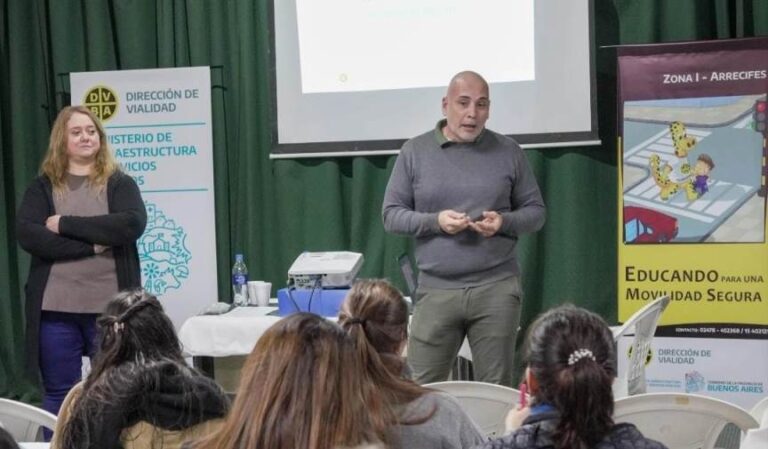 Capacitación sobre Seguridad Vial y Comunidad a docentes de Arrecifes