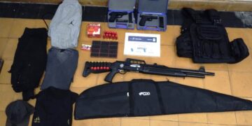 Se mostró armado y disparando en redes sociales y lo allanaron